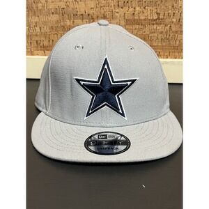 DALLAS COWBOYS‎ NFL NEW ERA 9SEVENTY TRU GRAY SNAPBACK ADJUSTABLE HAT CAP Unworn